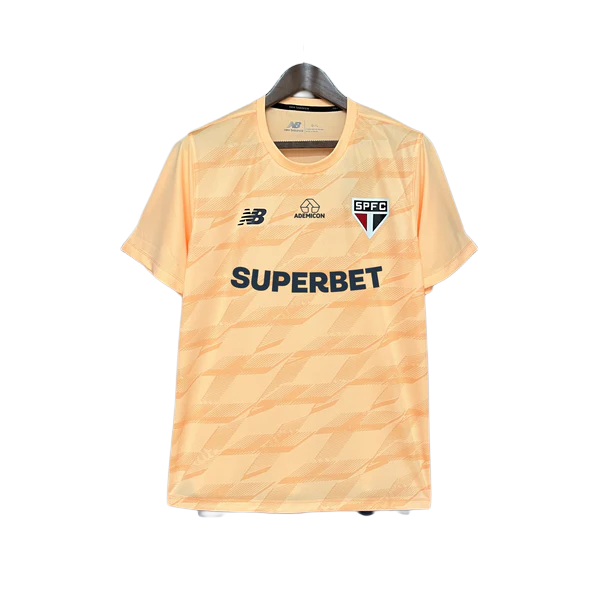 São Paulo 24/25 Training Jersey - Beige - All Sponsors - Fan Version