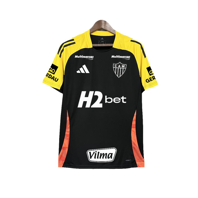 Atlético Mineiro 25/26 Training Jersey - All Sponsors - Black - Fan Version