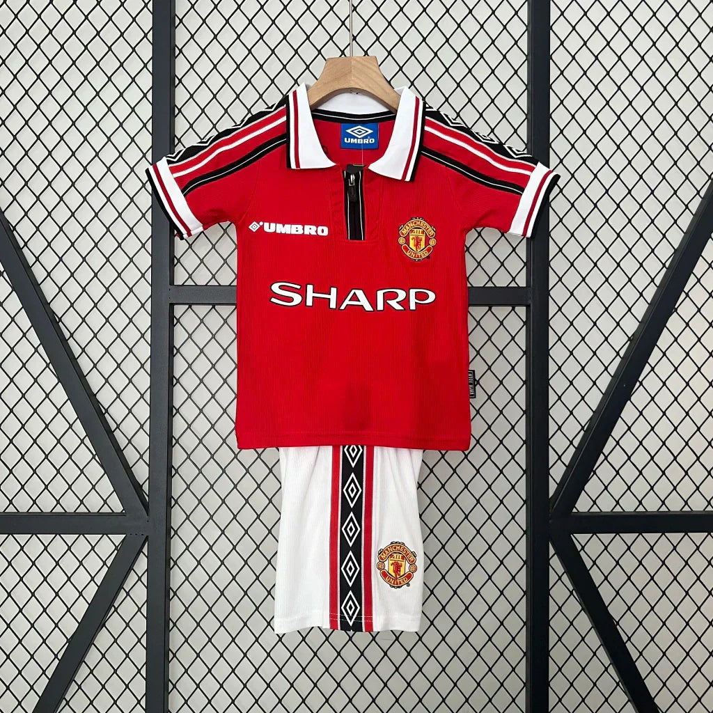 Kids Manchester United Home Kit 1999/2000 - Retro