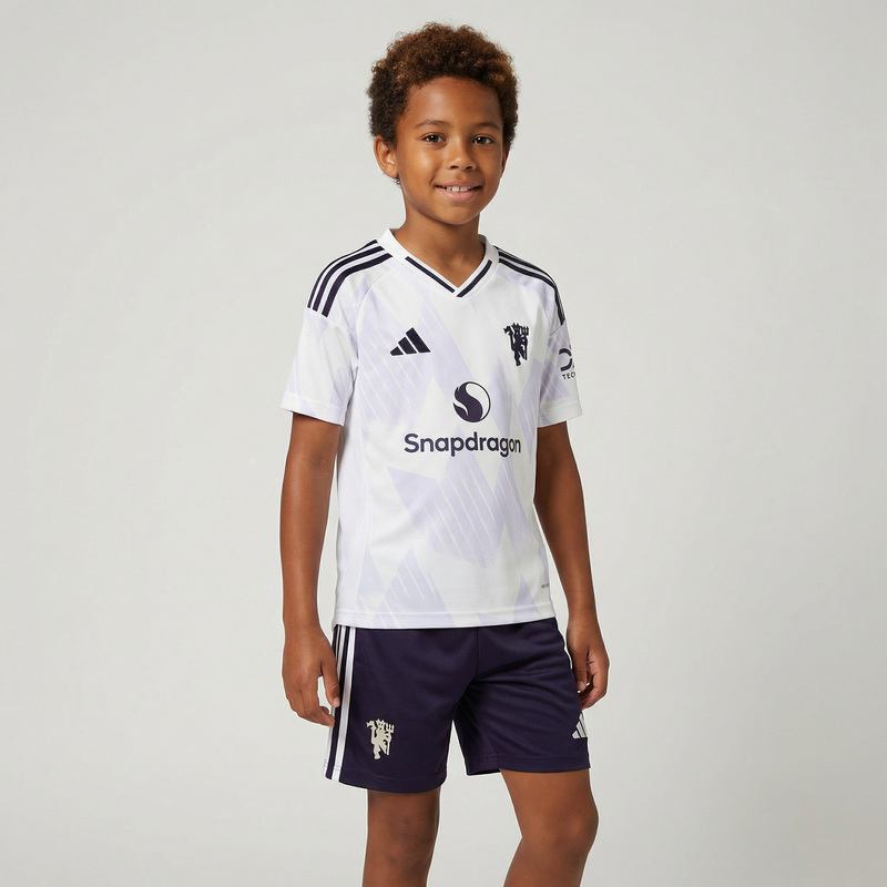 Kids Manchester United Away Kit 2025/26