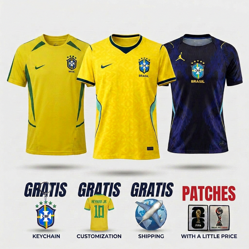 COMBO Brazil Fifa World Cup 2026 + Retro 2002