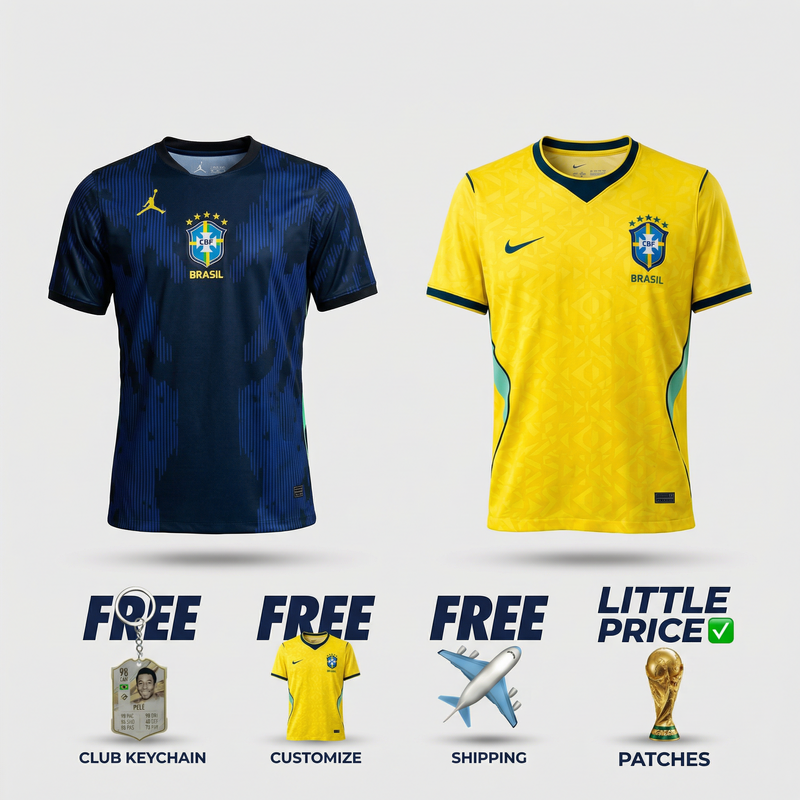 Combo Brazil World Cup Home and Away - 2026