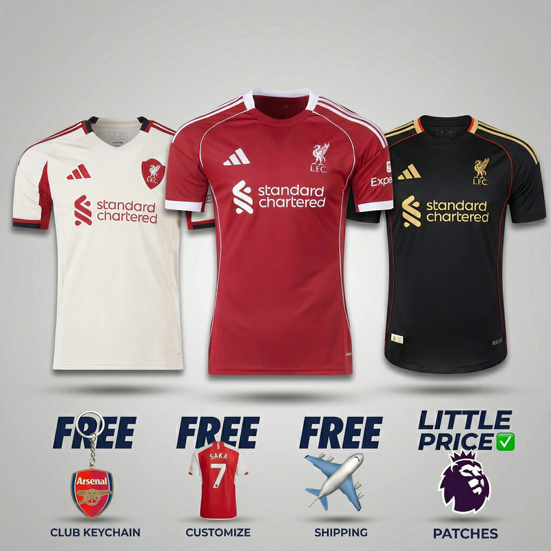 Liverpool Combo - Home, Away and Third 25/26