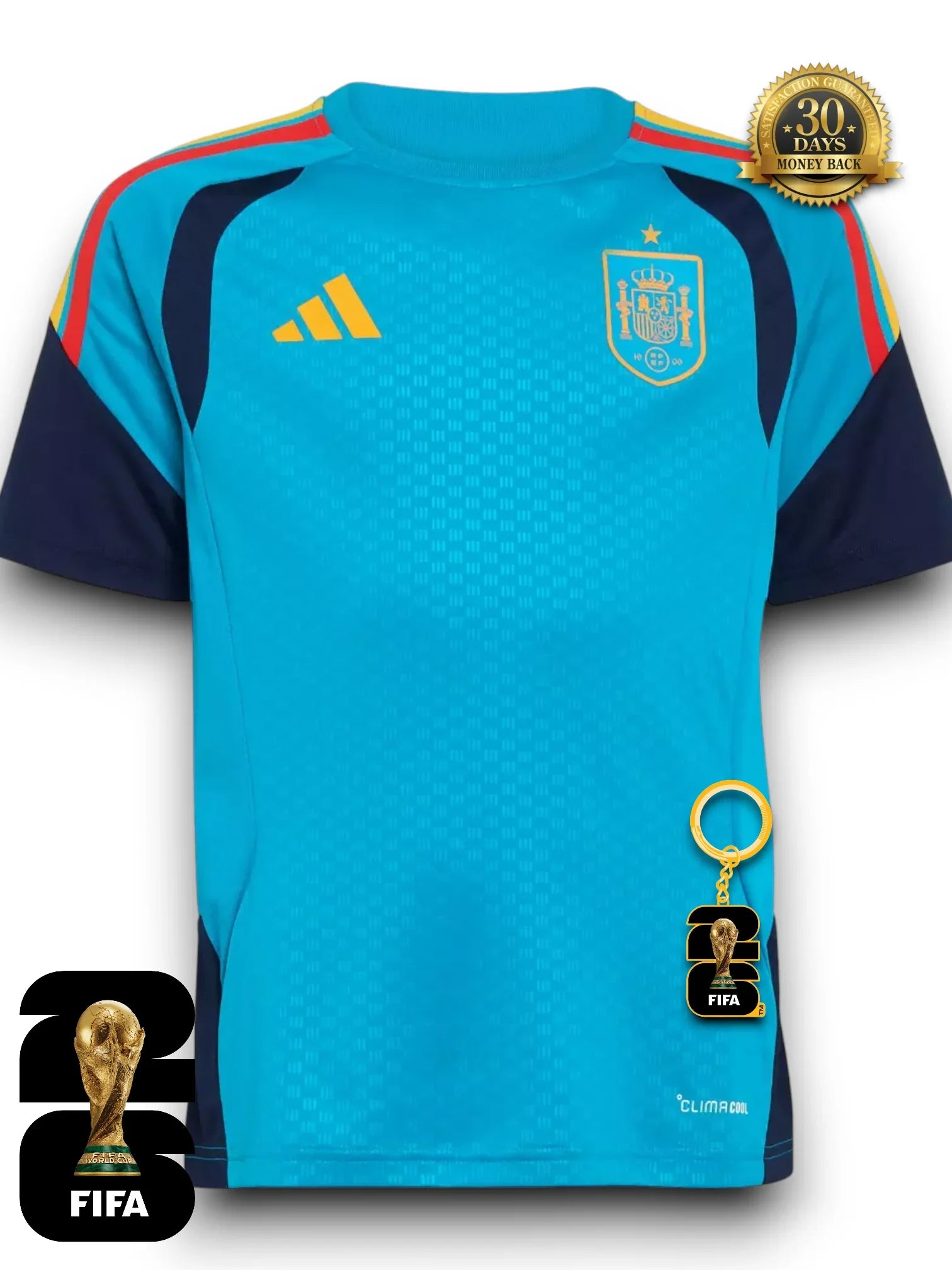Spain World Cup 2026 Training Blue Jersey